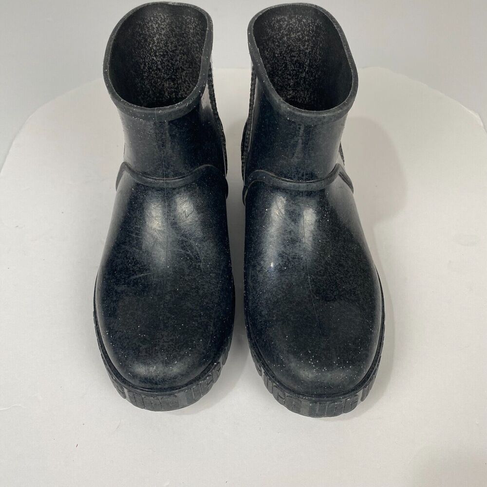 UGG Womens Drizlita Rain Boots 1136476K BLACK Size EURO 38 USA 6 Winter Snow - Picture 2 of 14